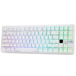 AULA F87 PRO V2 TKL Gasket-Mounted Wireless Gaming Keyboard White Contour Star Vector Switch - Image 4