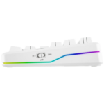 AULA F87 PRO V2 TKL Gasket-Mounted Wireless Gaming Keyboard White Contour Star Vector Switch - Image 9