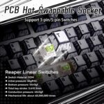 AULA F75 75% Gasket Wireless Mechanical Keyboard Comic keycap Reaper Switch - Image 5