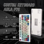 AULA F75 75% Gasket Wireless Mechanical Keyboard Comic keycap Reaper Switch - Image 3