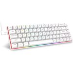 E-YOOSO HZ-68 White (Pink Magnetic switch) RGB Mechanical Keyboard - Image 2