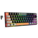 E-YOOSO Z-11 Black Gray Orange (Blue switch) RGB Gaming Keyboard - Image 2