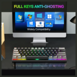 E-YOOSO Z-11 Black Gray Orange (Blue switch) RGB Gaming Keyboard - Image 5