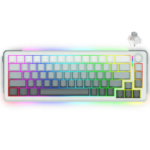 E-YOOSO Z-68 Gradient Gray (Silver wood switch) RGB Tri-Mode Mechanical Keyboard