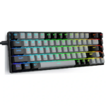 E-YOOSO Z-686 Gray Black (Red switch) RGB Mechanical Keyboard