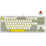 E-YOOSO Z-87 White Gray (red switch) RGB Mechanical Keyboard
