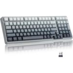 E-Yooso Z-99 Tri-Mode RGB 99-Keys Mechanical Keyboard Gradient Gray (Silver wood switch) RGB - Image 2