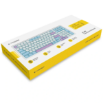 E-YOOSO Z-99 White Blue Purple (Silver wood switch) Wired Mechanical Keyboard - Image 5