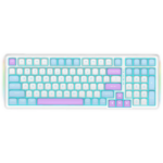 E-YOOSO Z-99 White Blue Purple (Silver wood switch) Wired Mechanical Keyboard