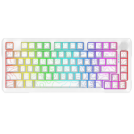 E-Yooso Z-82 RGB 82-Keys Tri-Mode Mechanical Keyboard White (Silverwood Switch)