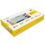E-Yooso Z-82 RGB 82-Keys Compact Tri-Mode White Gray Black (Silver wood switch) RGB  Mechanical Keyboard - Image 6
