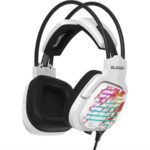 Bloody G565 Virtual 7.1 Surround Sound RGB USB Gaming Headphone Energy White