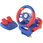 PXN V2 WL Wireless Gaming Racing Wheel with 180° Linear Steering, Dual Vibration Motors, Paddle Shifters, and Pedal Set