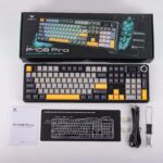 AULA F108 PRO Mechanical Keyboard Gray Orange Deep Gray Reaper Switch - Image 11