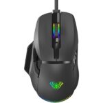 AULA F815 Wired Gaming Mouse Black