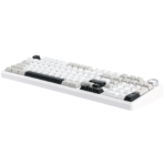AULA F99 Pro Knob Mechanical Keyboard Light Grey + White + Dark Grey Star Vector Switch - Image 5