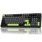 AULA F99 Pro Knob Mechanical Keyboard Black + Gray + Green Graywood Switch V3