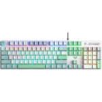 AULA S500 Mechanical Keyboard White & Green Red switch