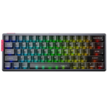 AULA AG60 Pro Translucent Edge-Lit Keycaps Aether Magnetic Switch - Black Frosted