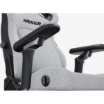 AndaSeat Kaiser 4 XL 6D Armrest Gaming Chair Ash Grey Fabric - Image 7