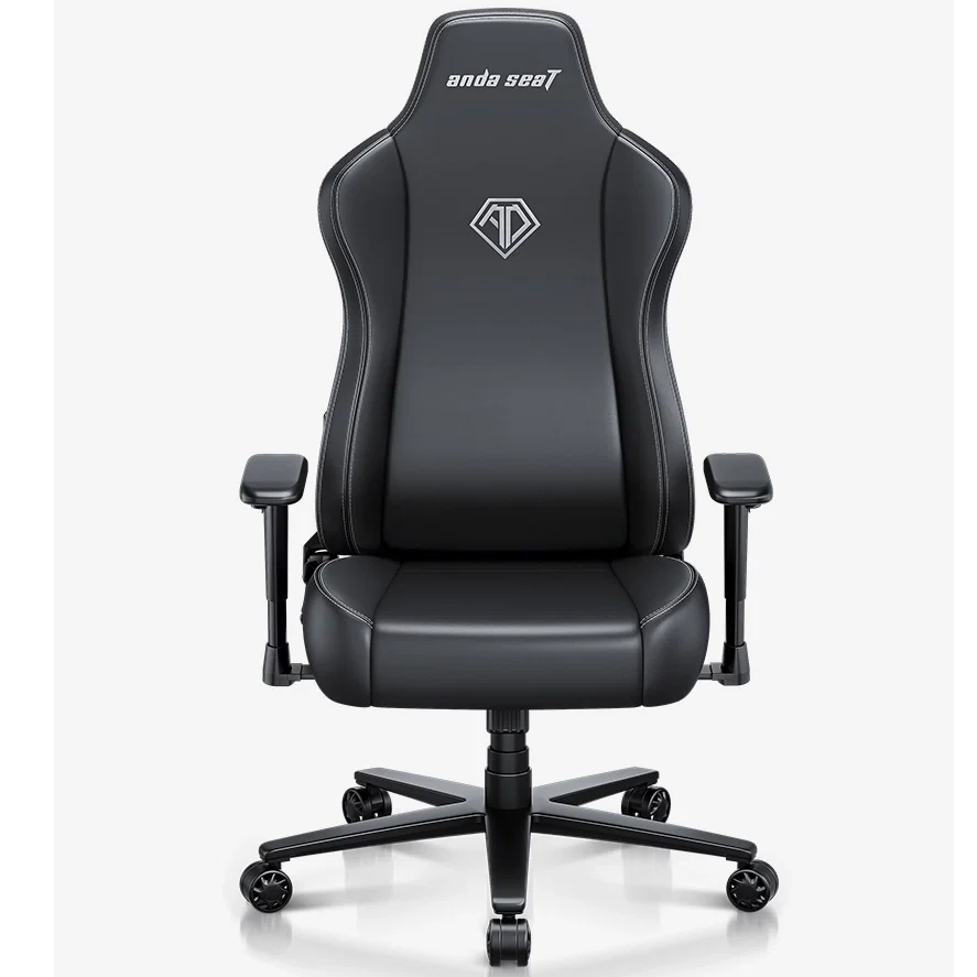 AndaSeat-novis-series-best-burget-gaming-chair elegant-front-XL-size AndaSeat Novis Ultra Series Best Budget Ergonomic Gaming Chair XL Size Black - Image 1