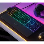 SteelSeries Apex 3 Whisper-Quiet Switches Full Size Gaming Keyboard Black - Image 9