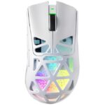 Aula SC620 2.4G/USB-C/BT, Adjustable 12,000 DPI, PAW3311 Sensor Wireless Gaming Mouse White - Image 2