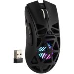 Aula SC620 2.4G/USB-C/BT, Adjustable 12,000 DPI, PAW3311 Sensor Wireless Gaming Mouse Black