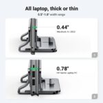 UGREEN 25706 Vertical Laptop Stand Adjustable Aluminum Desk Holder - Image 6