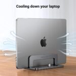 UGREEN 25706 Vertical Laptop Stand Adjustable Aluminum Desk Holder - Image 4