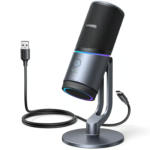 UGREEN 35629 Gaming USB Microphone With RGB Lights for Streaming, Gaming, Podcasting, Recording, Laptop