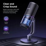 UGREEN 35629 Gaming USB Microphone With RGB Lights for Streaming, Gaming, Podcasting, Recording, Laptop - Image 3