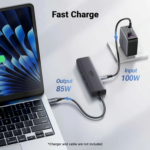 UGREEN 45000 USB-C To HDMI + 2*USB-A 3.2 + 1*USB 3.2 C + RJ45 + PD Power Converter USB-A&C 10Gbps & 4K@60Hz with PD 6 in 1 - Image 6