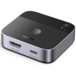 UGREEN 55452 USB-C + HDMI Switch 2-in-1 Out 4K@60Hz Aluminum Switcher for Laptops, MacBook - Image 3
