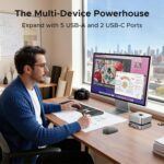 UGREEN 65487 Mac Mini M4 Dock & Stand with NVMe SSD Enclosure - Image 2