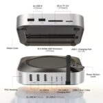 UGREEN 65487 Mac Mini M4 Dock & Stand with NVMe SSD Enclosure - Image 5