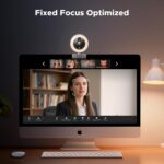 UGREEN 65857 2K Webcam with Ring Light, 4 Modes, Dual Mics - Image 7