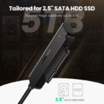 UGREEN 70610 USB-C 3.0 TO 2.5 Inch SATA Converter 50cm - Image 3
