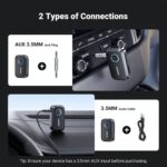 UGREEN 90748 3.5mm Aux Bluetooth 5.3 Audio Transfer Adapter for Vehicle - Image 9