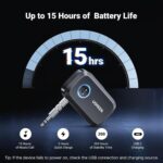 UGREEN 90748 3.5mm Aux Bluetooth 5.3 Audio Transfer Adapter for Vehicle - Image 8
