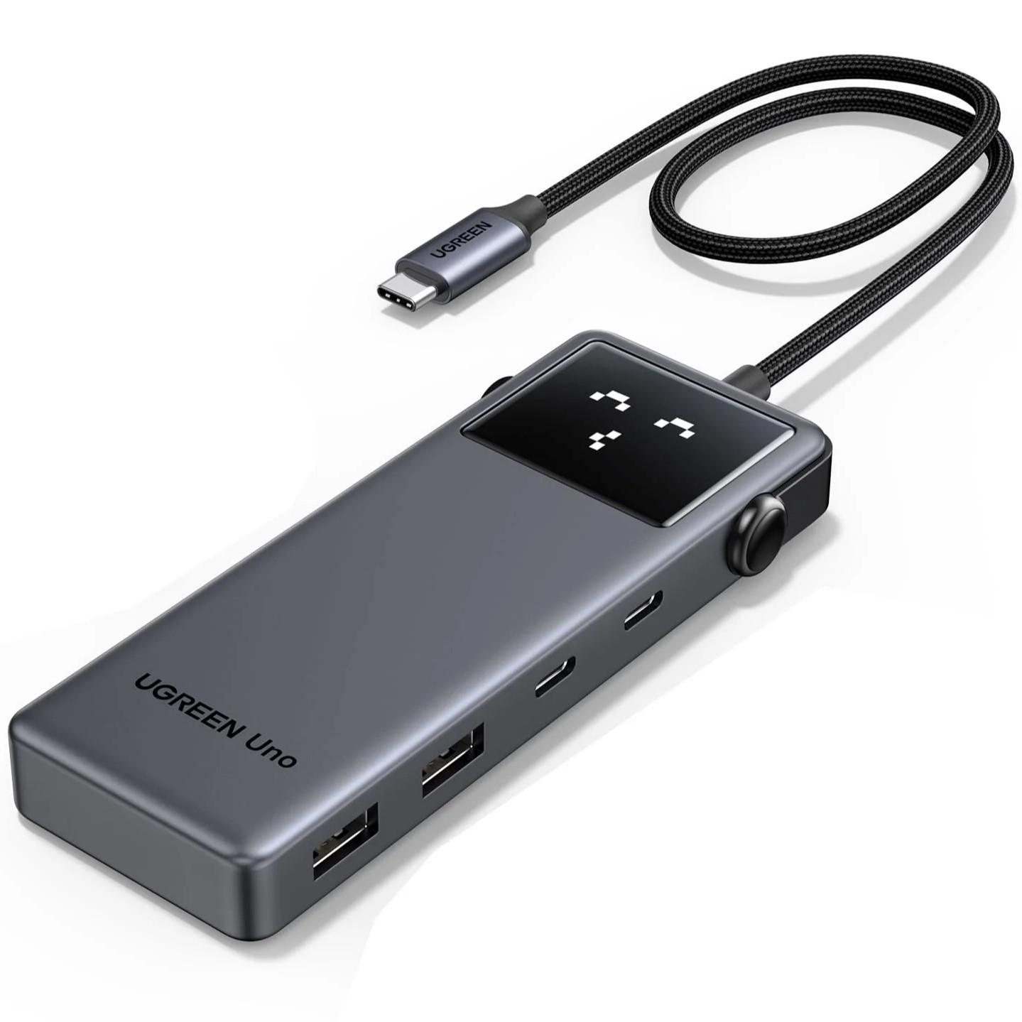 ugreen-uno-6-in-1-usb-c-hub-with-10gbps-usb-c-usb-a-data ports UGREEN 35998 Uno 6-in-1 USB-C Hub with 10Gbps USB-C & USB-A Data Ports 4K@60Hz HDMI - Image 1