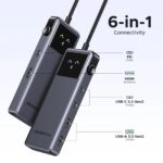 UGREEN 35998 Uno 6-in-1 USB-C Hub with 10Gbps USB-C & USB-A Data Ports 4K@60Hz HDMI - Image 3