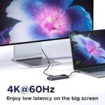 UGREEN 35998 Uno 6-in-1 USB-C Hub with 10Gbps USB-C & USB-A Data Ports 4K@60Hz HDMI - Image 7