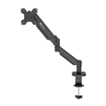 Xtrike-Me HT-20 Heavy Duty Adjustable Desk Mount Single Monitor Arm - Black - Image 2