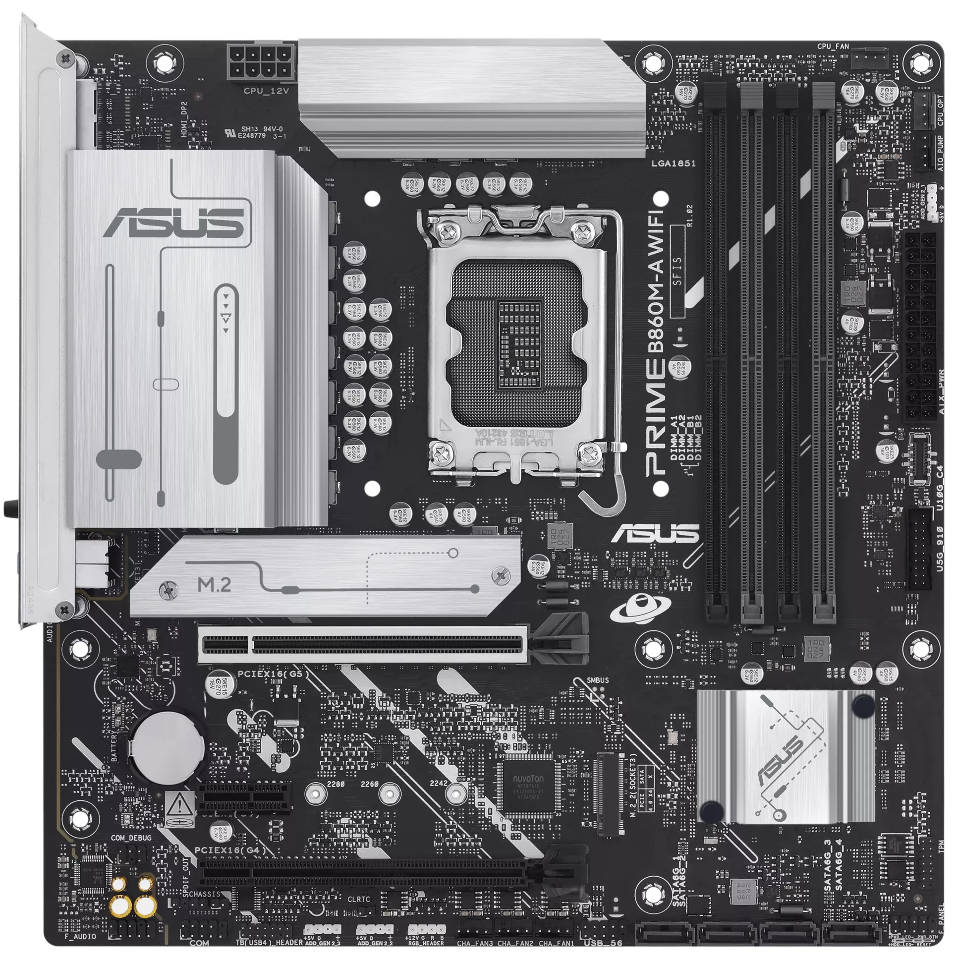 ASUS PRIME B860M-A WIFI-CSM ASUS Prime B860M - A CSM D5 WIFI Intel Chipset - Image 1