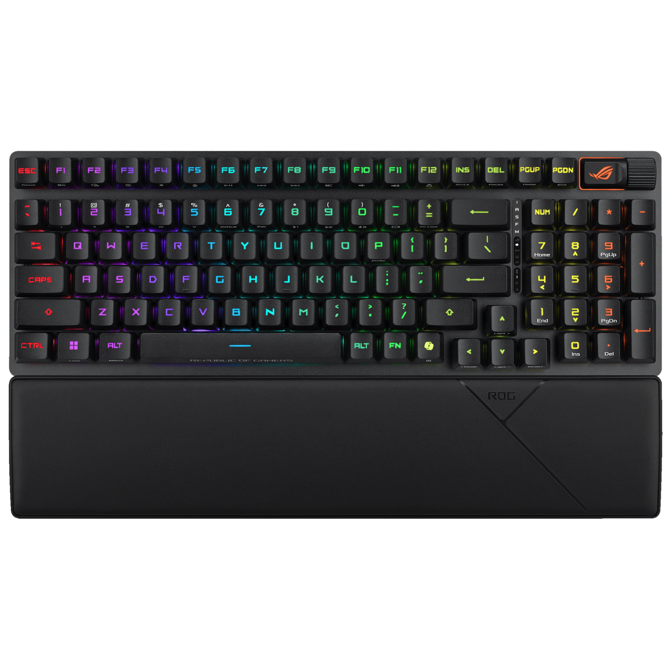 ASUS ROG Strix Scope II 96 RX Wireless Gaming Keyboard ASUS X902 Scope II 96 RX WL / BLK / RXRD / US / ABS Wireless Gaming Keyboard - Image 1