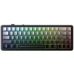 AULA F65 Gaming Keyboard Gradient Grey Side Engraved - Greywood Switch V3