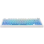 AULA F75 75% Gasket Wireless Mechanical Keyboard Gradient Blue Side-Engraved Keycaps Star Vector  Switch - Image 5