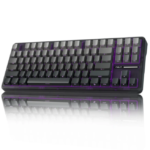 AULA F87 Wireless Mechanical Gaming Keyboard Gradient Grey Side Engraved - Space Crystal Switch - Image 2