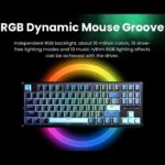 AULA F87 Wireless Mechanical Gaming Keyboard Dark Blue + Black + Cyan - Graywood Switch V4 - Image 8
